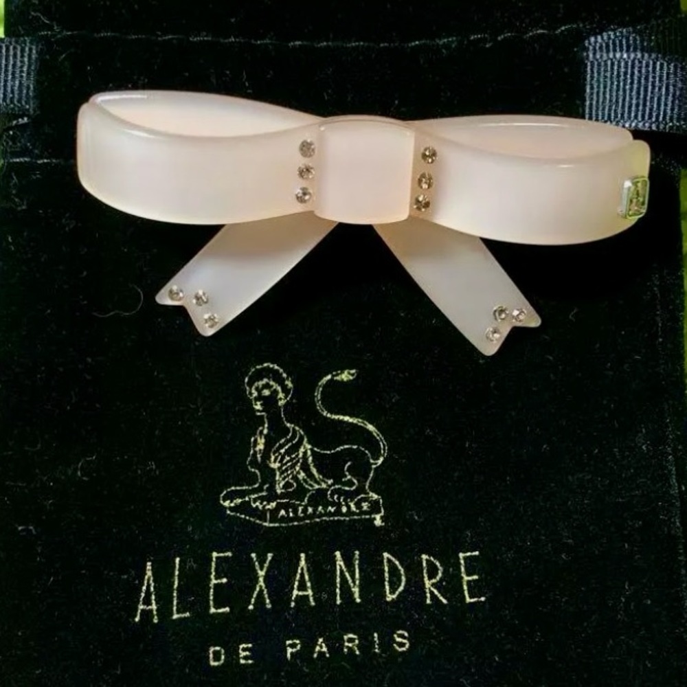 In Search of Alexandre de Paris bow ribbon barrette